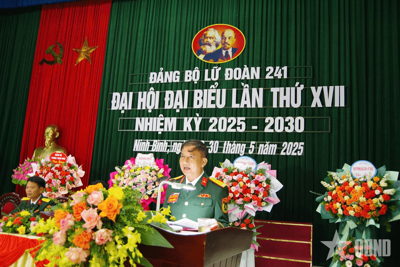 Đại hội đại biểu Đảng bộ Lữ đoàn 241 nhiệm kỳ 2025-2030