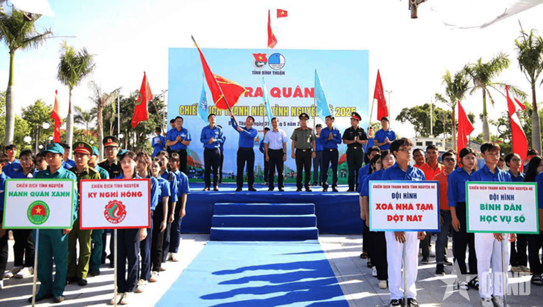 Bình Thuận ra quân chiến dịch thanh niên tình nguyện hè năm 2025
