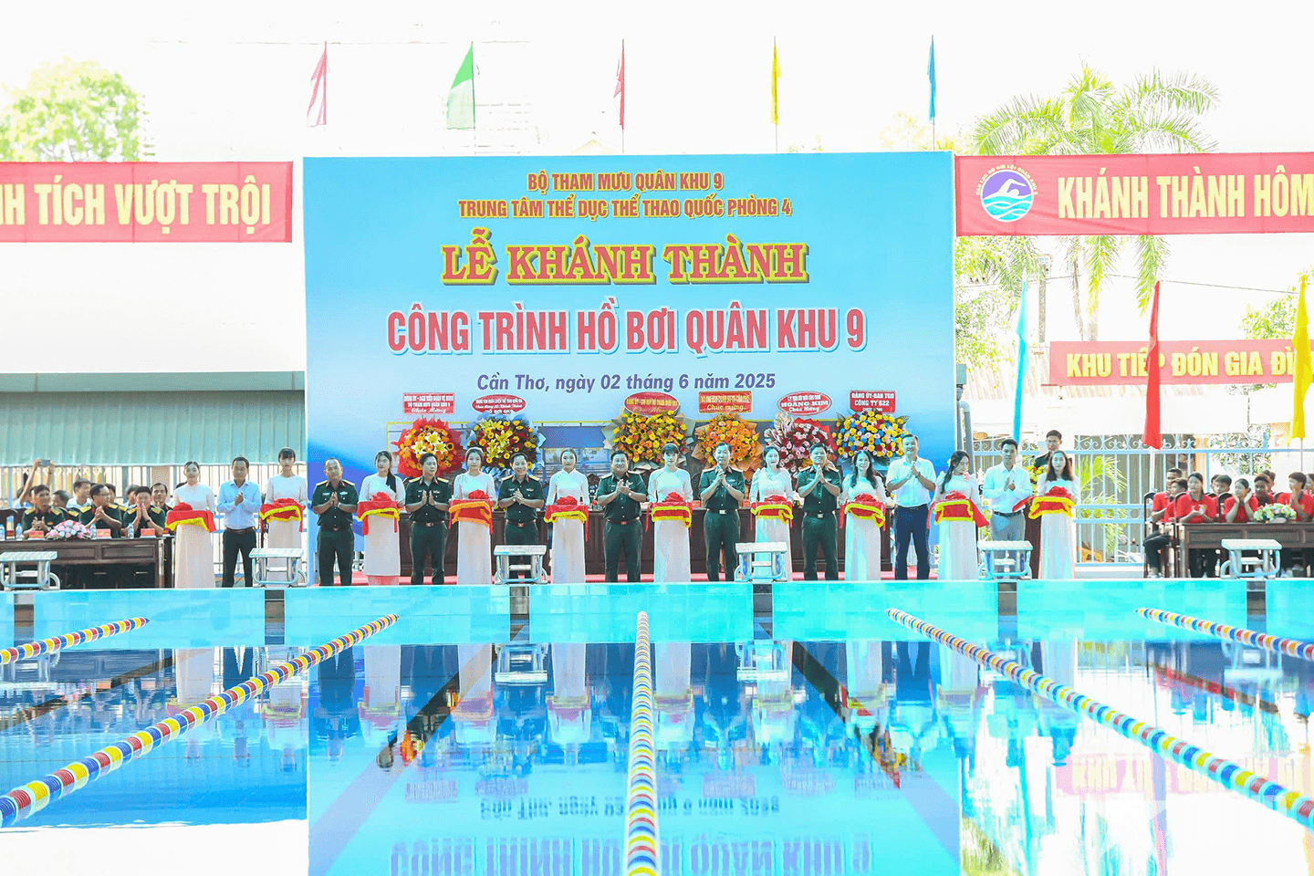 Khánh thành hồ bơi Quân khu 9