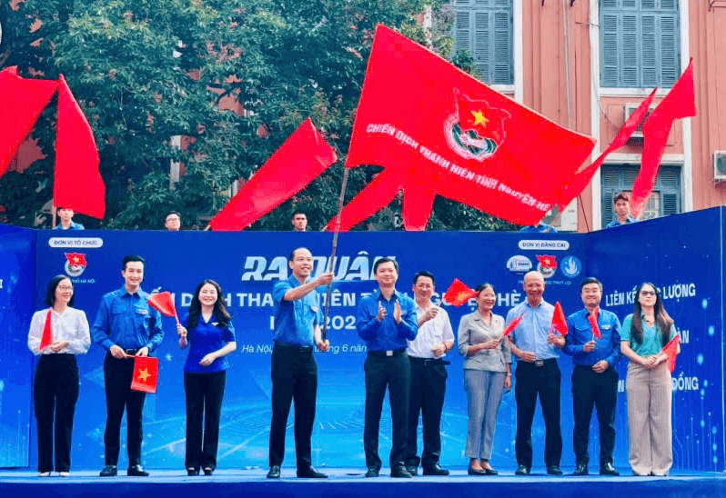 Thành đoàn Hà Nội ra quân Chiến dịch Thanh niên tình nguyện hè 2025