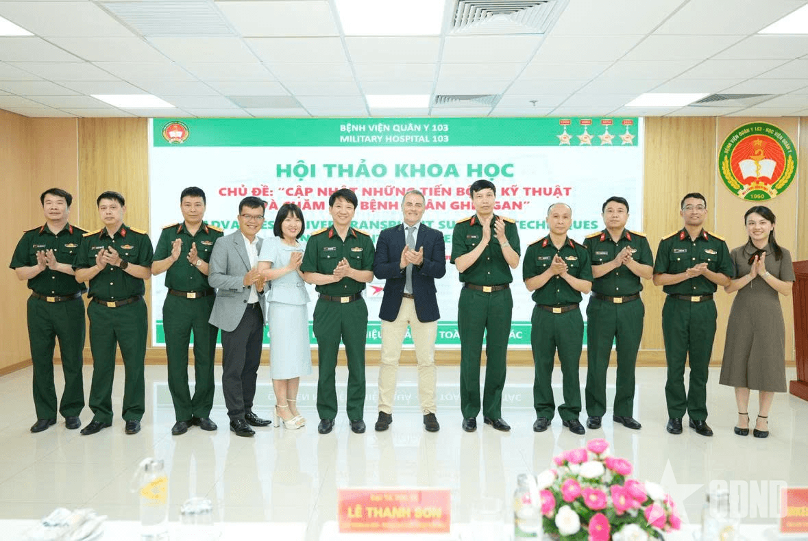 Bệnh viện Quân y 103 tổ chức Hội thảo về cập nhật những tiến bộ về kỹ thuật và chăm sóc bệnh nhân ghép gan