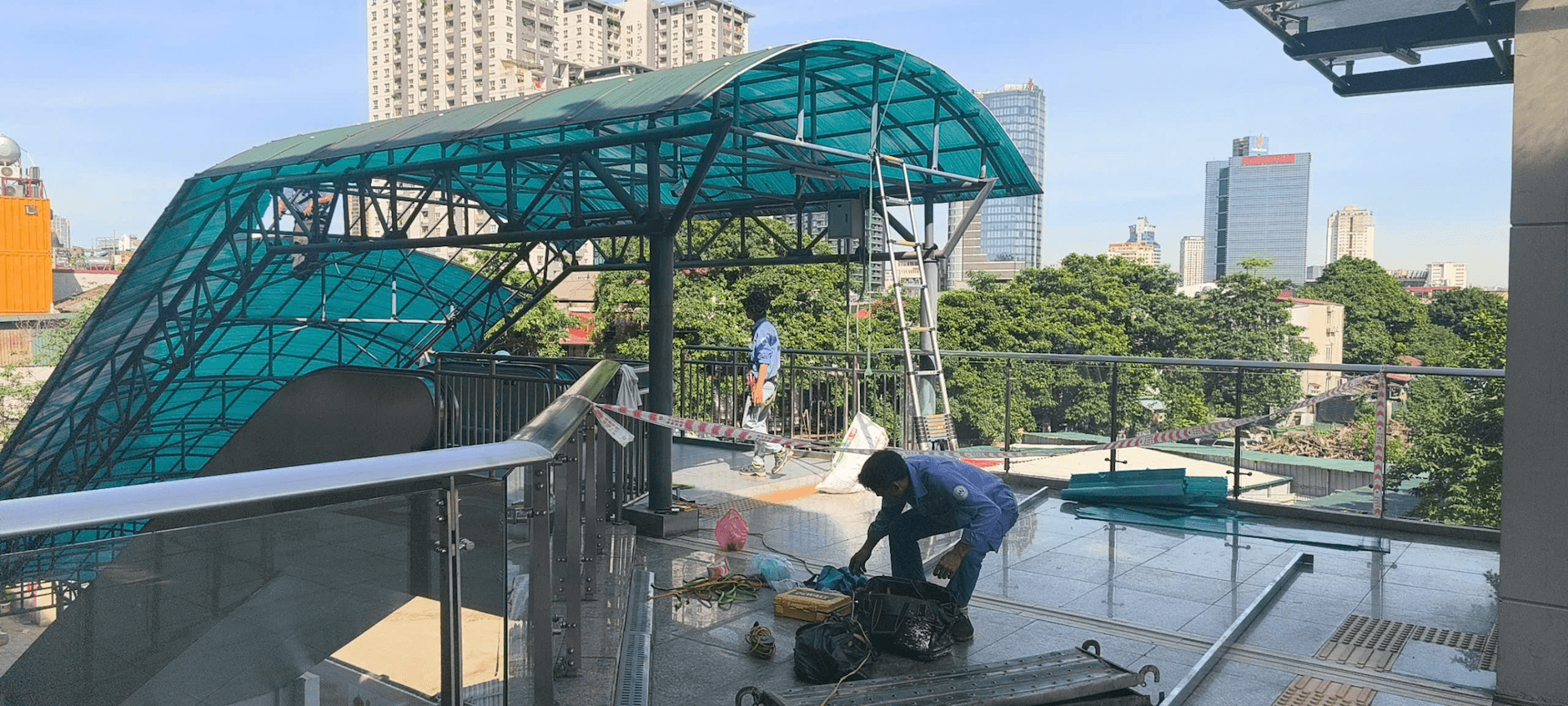 Hanoi Metro khắc phục những hạng mục hư hỏng tại ga Cát Linh - Hà Đông