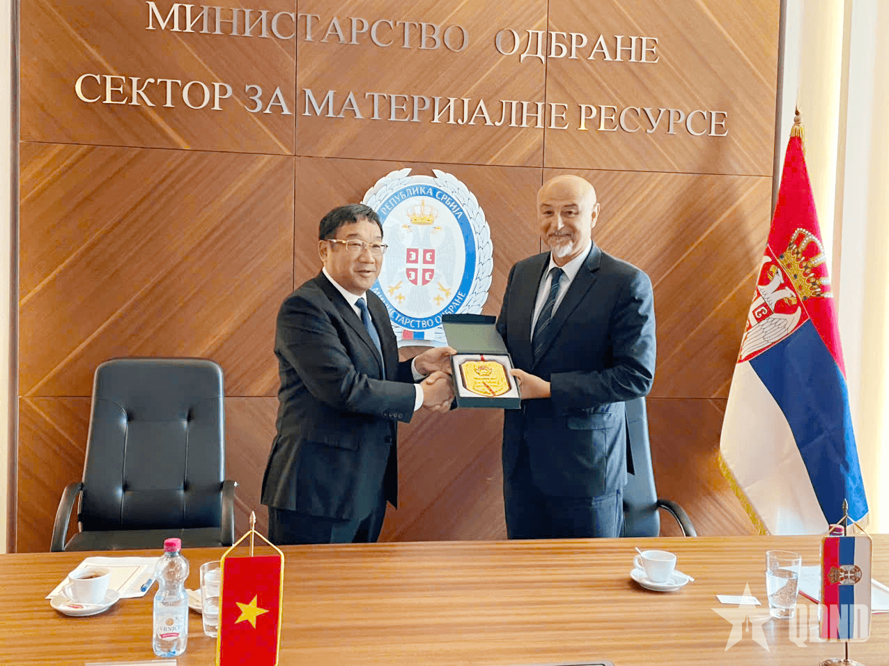 Thượng tướng Phạm Hoài Nam thăm, làm việc tại Serbia
