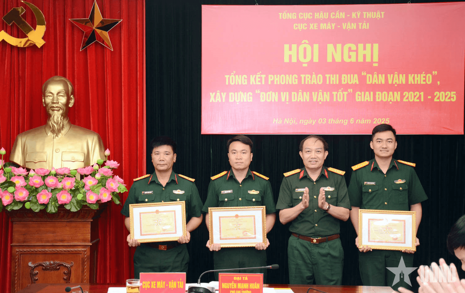 Cục Xe máy - Vận tải thực hiện hiệu quả Phong trào thi đua “Dân vận khéo”