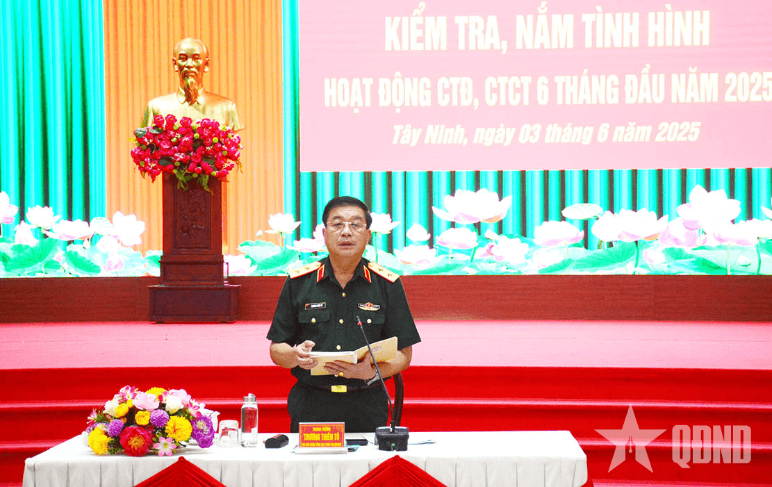 Tổng cục Chính trị kiểm tra hoạt động công tác Đảng, công tác chính trị tại Sư đoàn 5