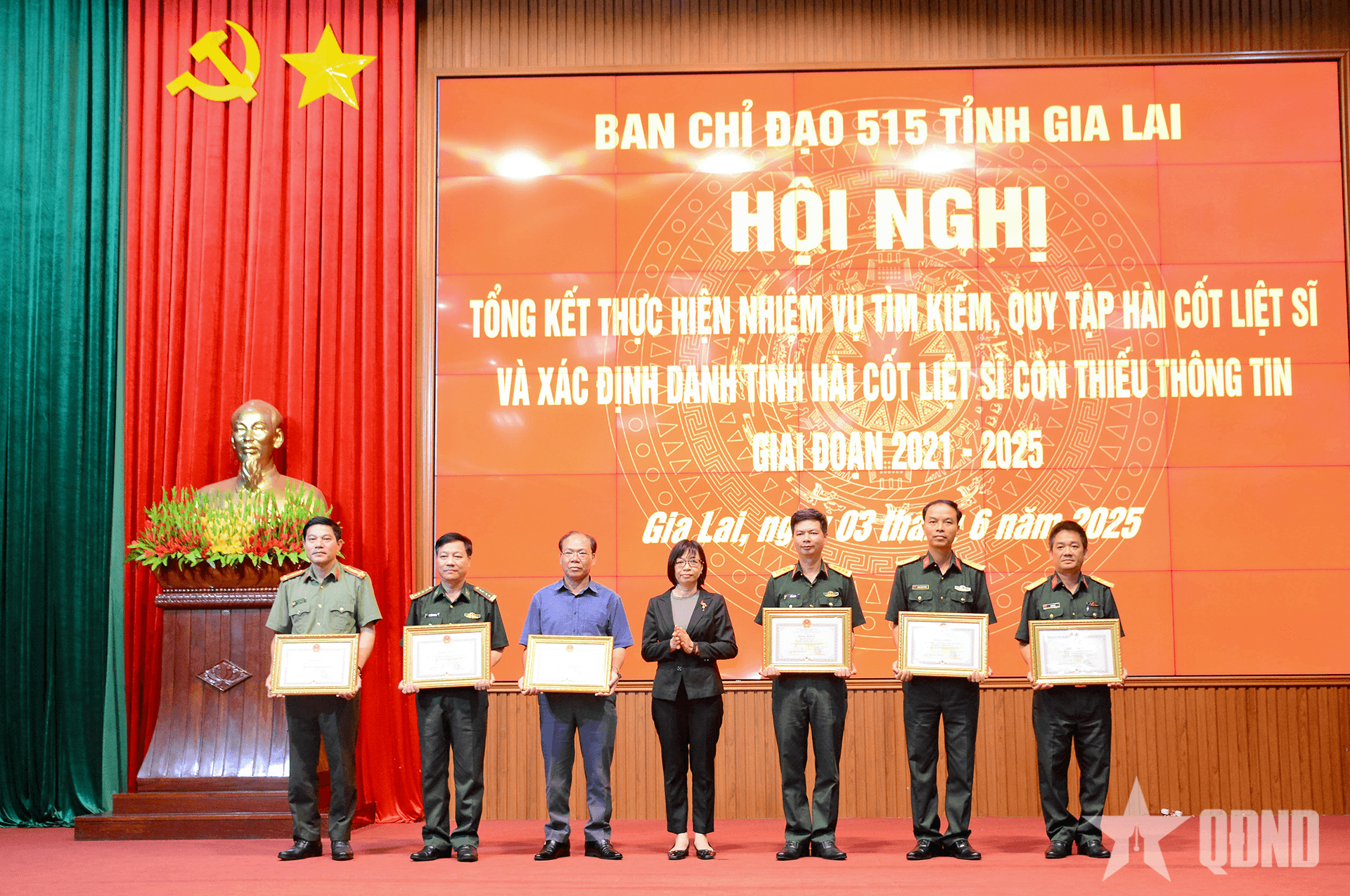 Gia Lai: Từ năm 2021 đến nay tìm kiếm, quy tập được 176 hài cốt liệt sĩ