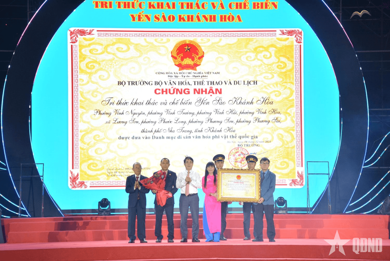 Khánh Hòa vinh danh Di sản văn hóa quốc gia Yến sào