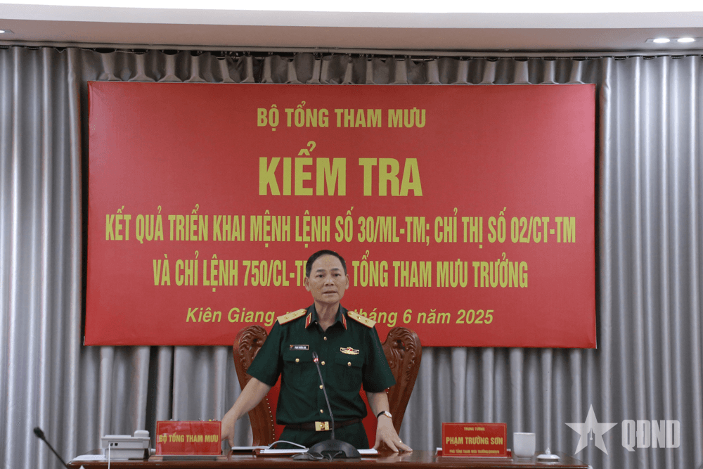 Bộ Tổng Tham mưu kiểm tra công tác phòng không tại Bộ tư lệnh Vùng Cảnh sát biển 4