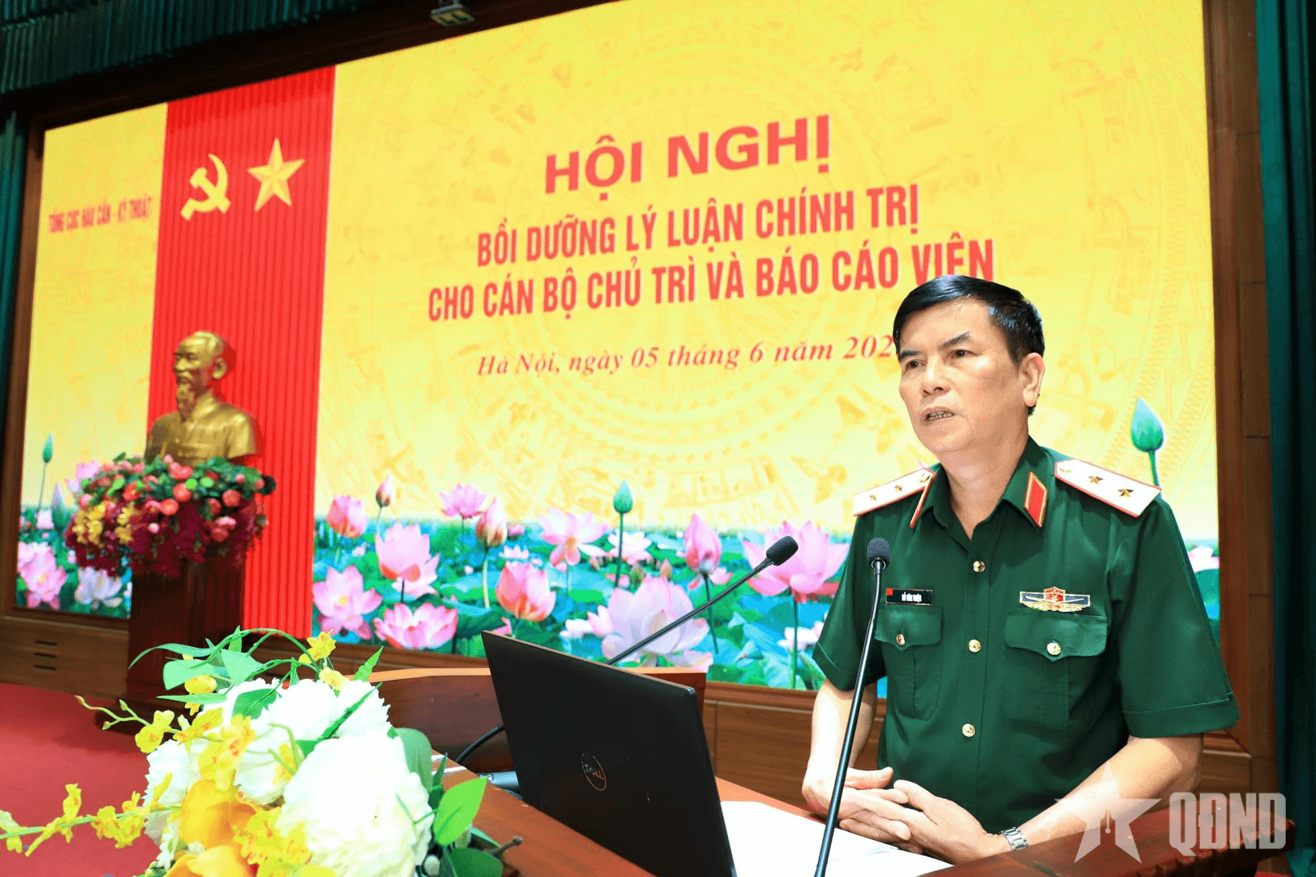 Tổng cục Hậu cần-Kỹ thuật tổ chức bồi dưỡng lý luận chính trị cho cán bộ chủ trì và báo cáo viên
