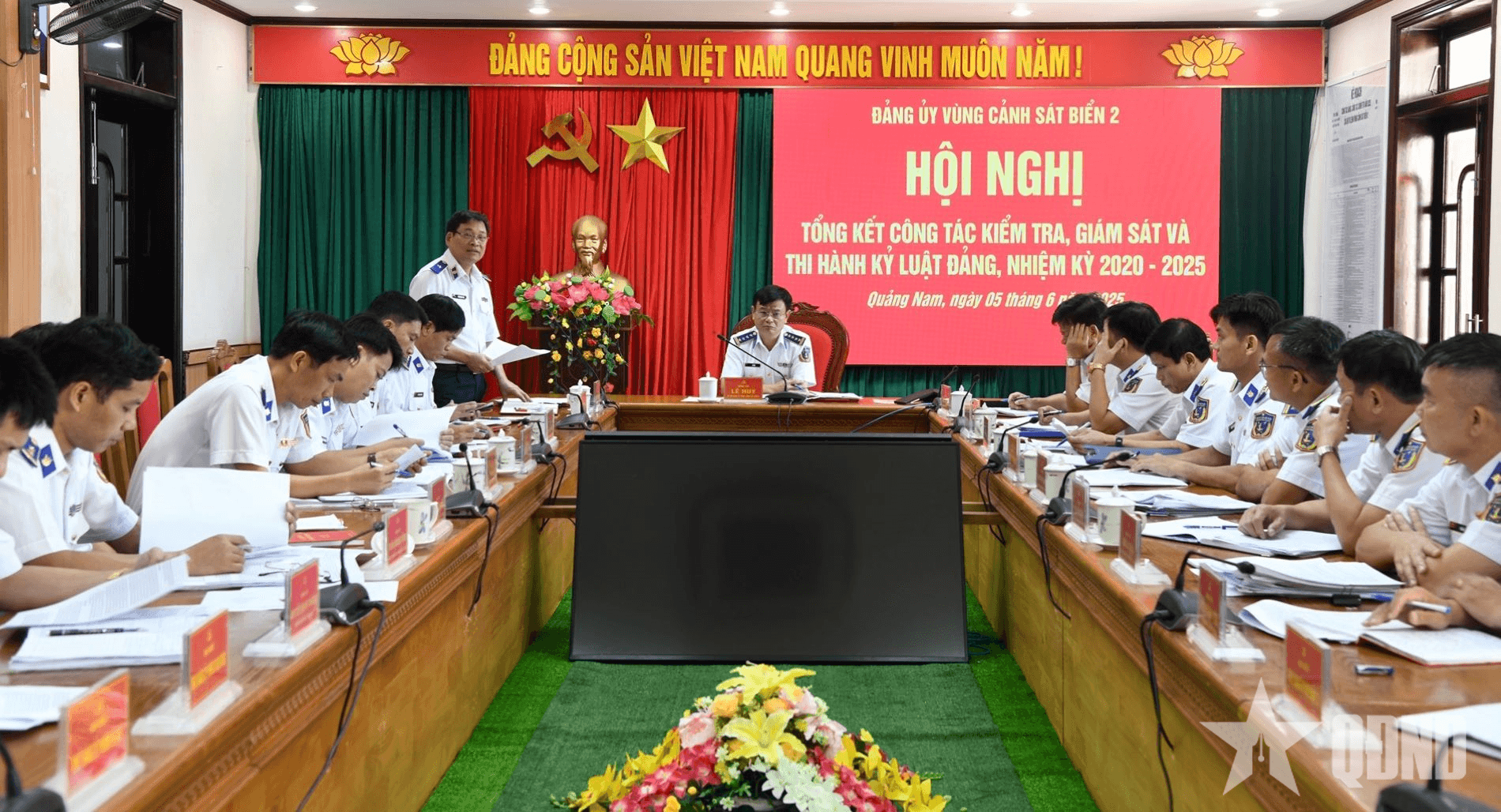 Đảng ủy Vùng Cảnh sát biển 2 tổng kết công tác kiểm tra, giám sát, thi hành kỷ luật Đảng nhiệm kỳ 2020 - 2025