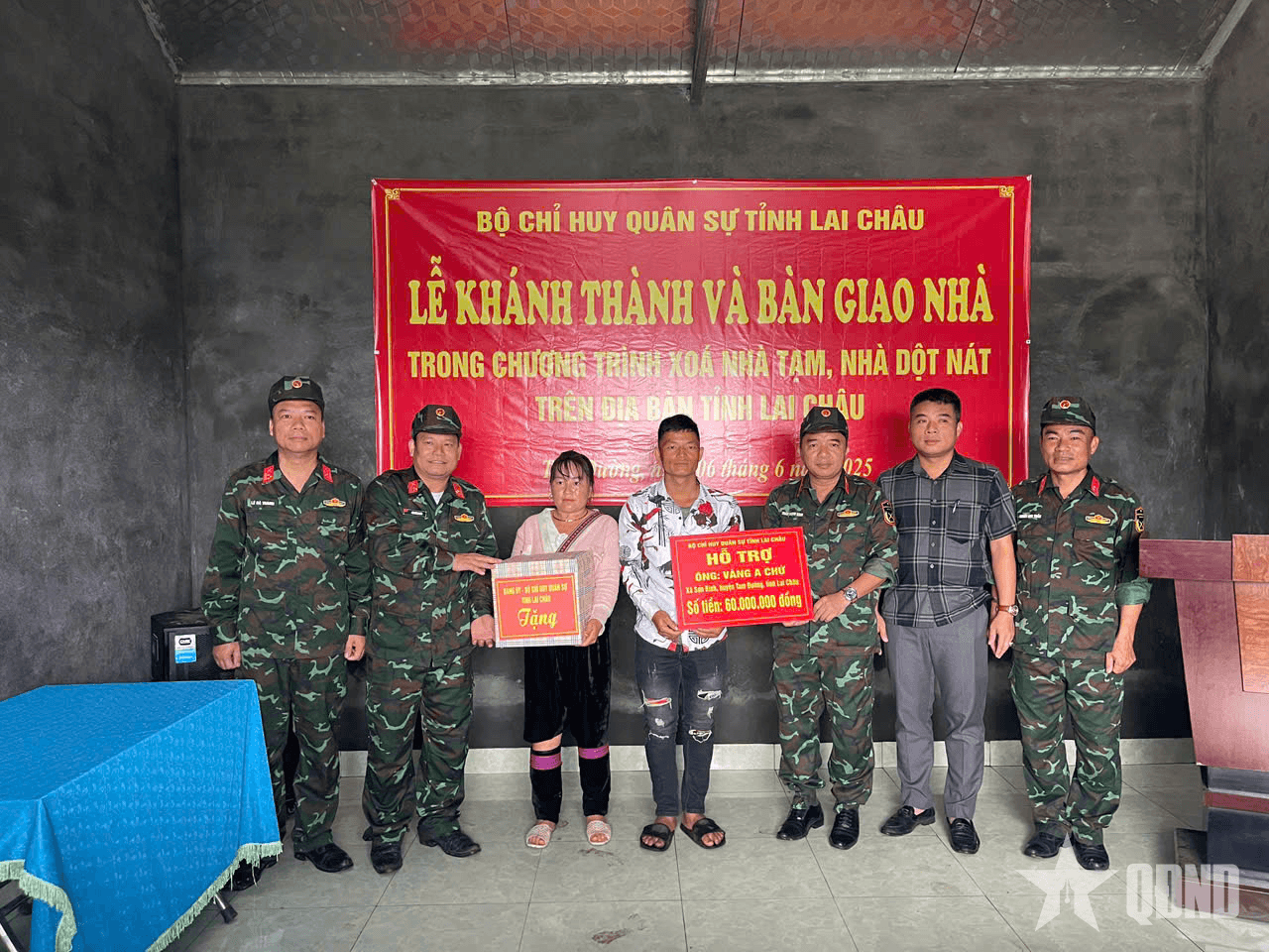 Lai Châu: Khánh thành và bàn giao nhà mới trong chương trình xóa nhà tạm, nhà dột nát