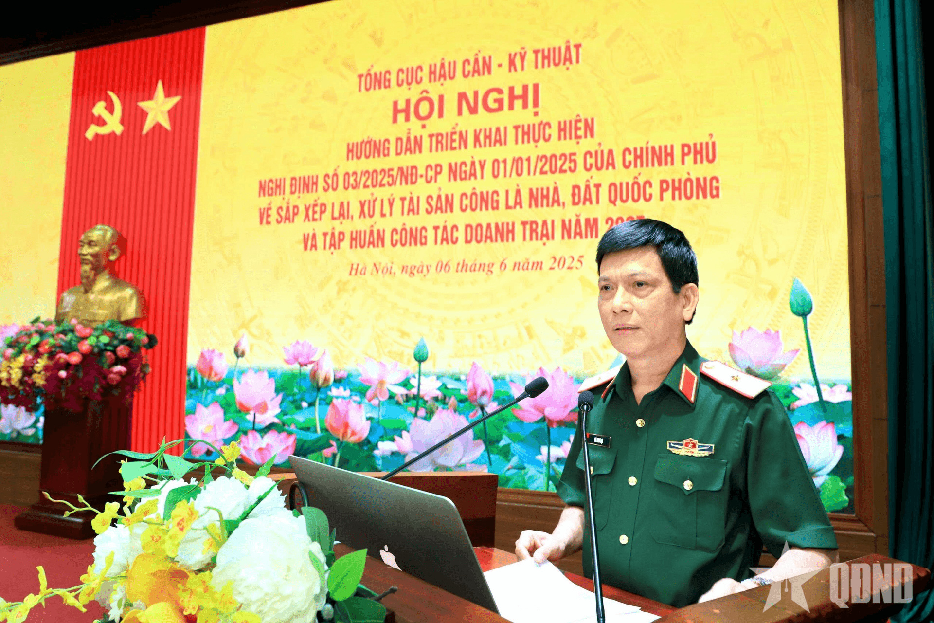Tổng cục Hậu cần-Kỹ thuật hướng dẫn triển khai Nghị định số 03/2025/NĐ-CP của Chính phủ