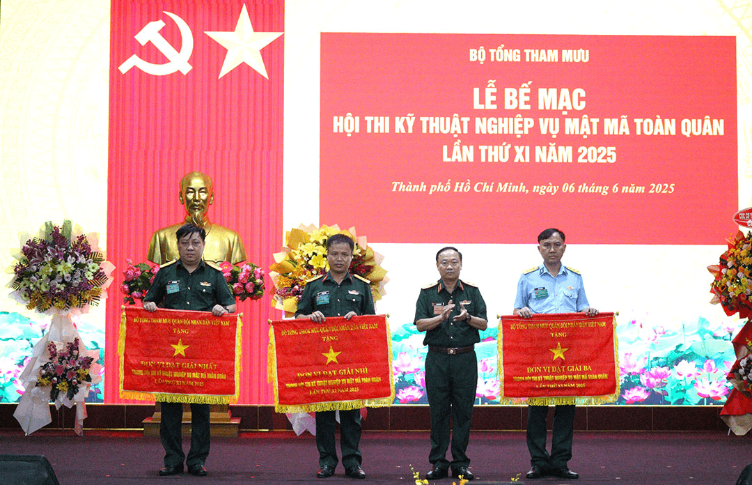 Bế mạc Hội thi kỹ thuật nghiệp vụ mật mã toàn quân lần thứ XI năm 2025
