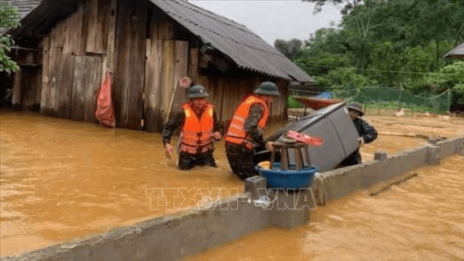 Lai Châu tập trung khắc phục hậu quả do mưa lũ