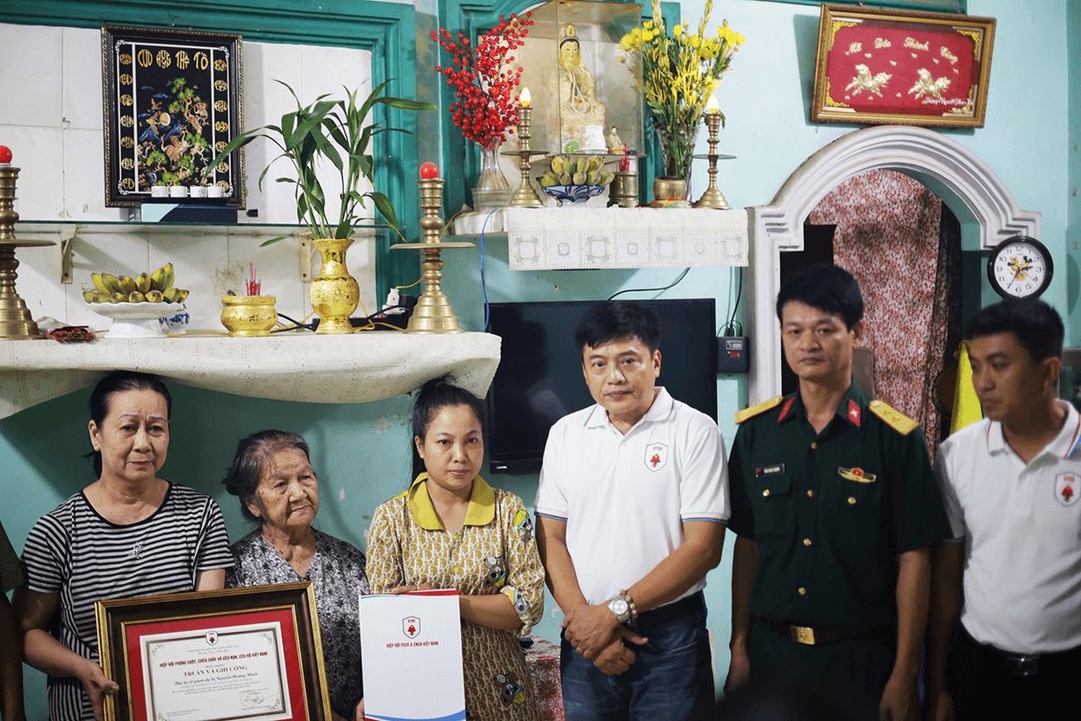 Hiệp hội Phòng cháy, chữa cháy và Cứu hộ, cứu nạn Việt Nam tri ân Đại úy Nguyễn Hoàng Minh dũng cảm hy sinh cứu 3 cháu nhỏ đuối nước