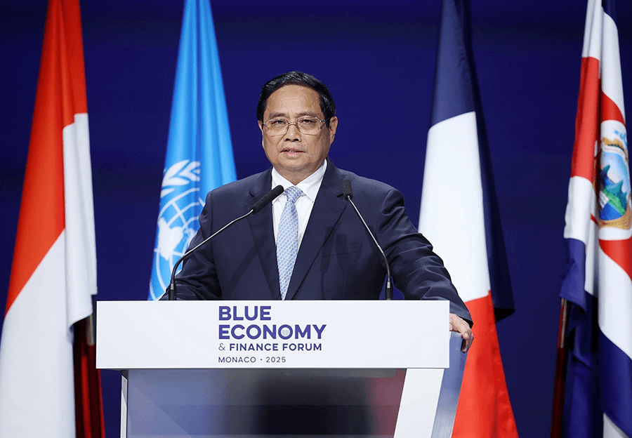 Thủ tướng Phạm Minh Chính tham dự Diễn đàn kinh tế và tài chính xanh tại Công quốc Monaco