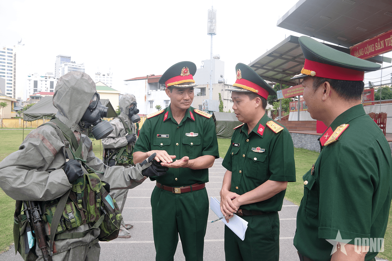 Binh chủng Hóa học: Kiểm tra công tác phòng hóa tại Bộ CHQS tỉnh Quảng Ninh