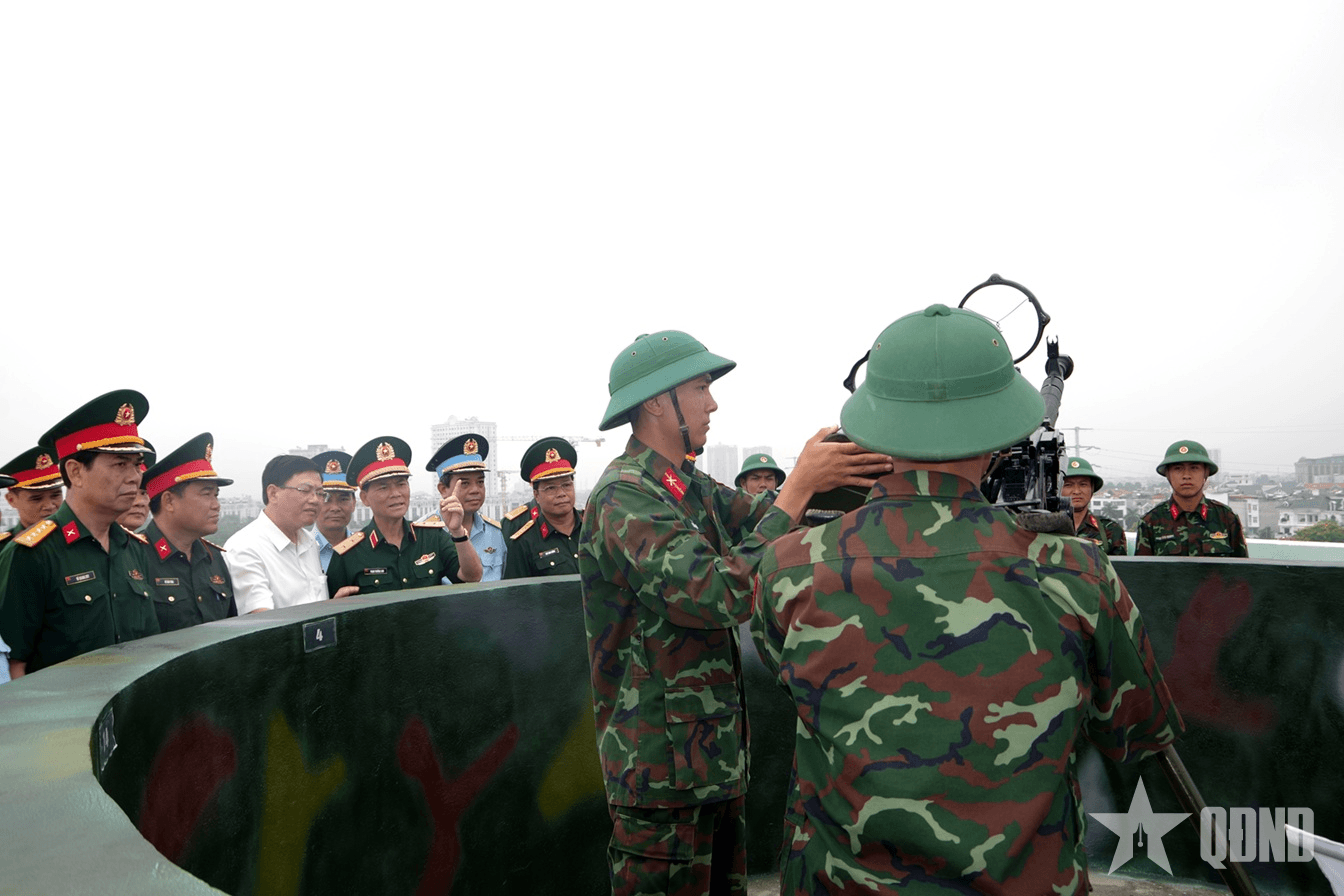 Bộ Tổng Tham mưu kiểm tra kết quả triển khai mệnh lệnh tác chiến phòng không tại Thanh Hóa
