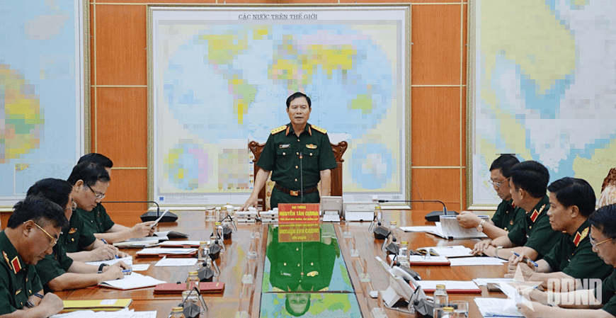 Phối hợp chặt chẽ, chuẩn bị tốt nhất cho Hội nghị Quân chính toàn quân 6 tháng đầu năm 2025