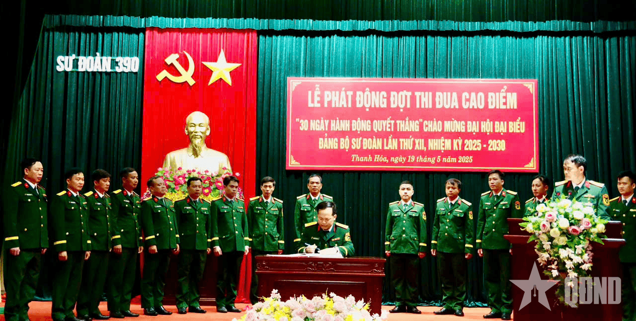 Sư đoàn 390 sẵn sàng bước vào nhiệm kỳ mới hứa hẹn nhiều đột phá