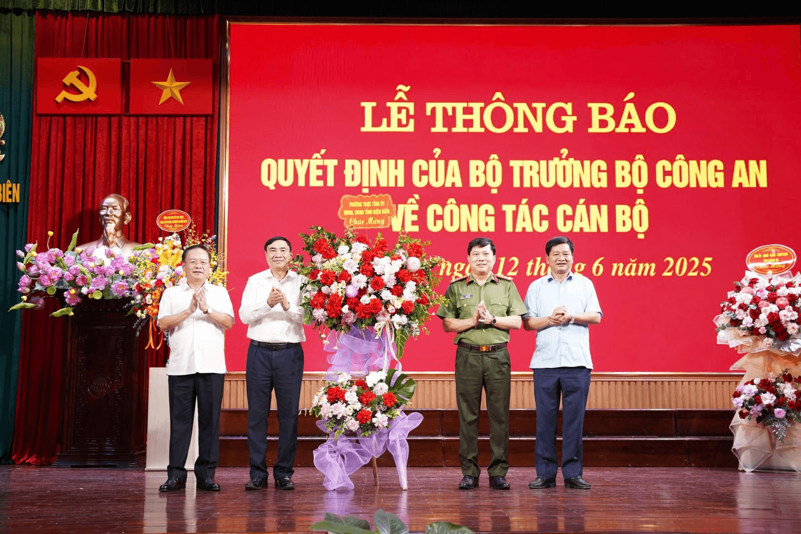 Đại tá Vũ Văn Đấu giữ chức Giám đốc Công an tỉnh Điện Biên