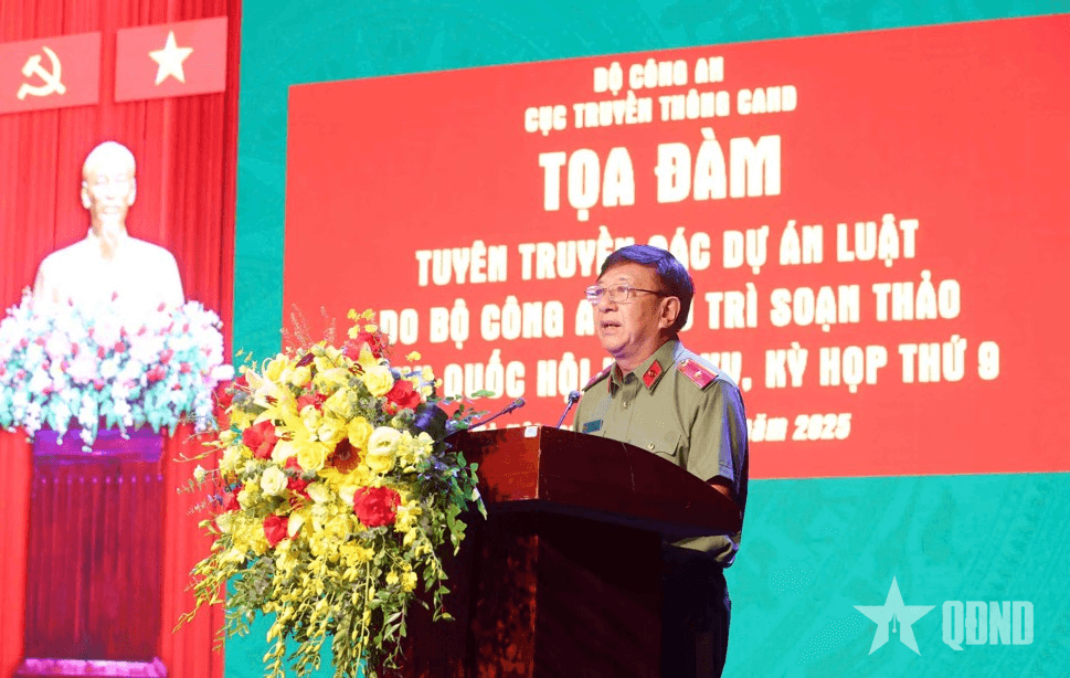 Toạ đàm về các dự án luật do Bộ Công an chủ trì soạn thảo trình Quốc hội khóa XV, tại Kỳ họp thứ chín