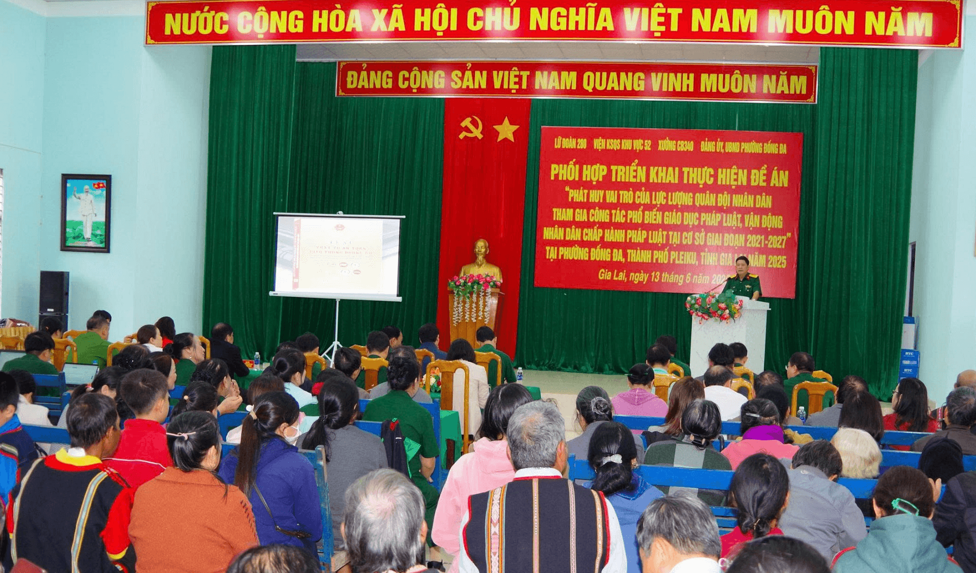 Viện Kiểm sát quân sự khu vực 52 tích cực triển khai thực hiện Đề án 1371 tại địa bàn tỉnh Gia Lai