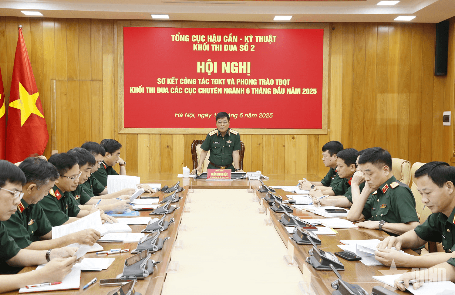 Khối thi đua số 2 Tổng cục Hậu cần - Kỹ thuật triển khai Phong trào Thi đua Quyết thắng 6 tháng cuối năm 2025
