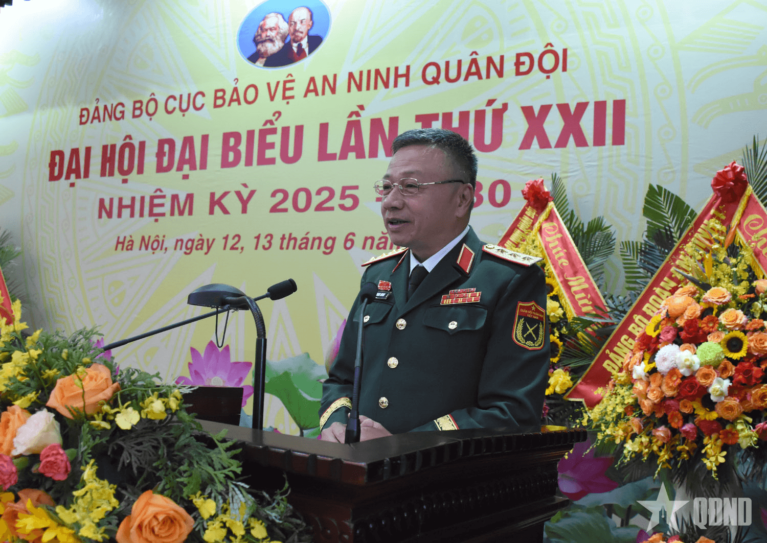 Thượng tướng Lê Quang Minh dự Đại hội Đảng bộ Cục Bảo vệ An ninh Quân đội
