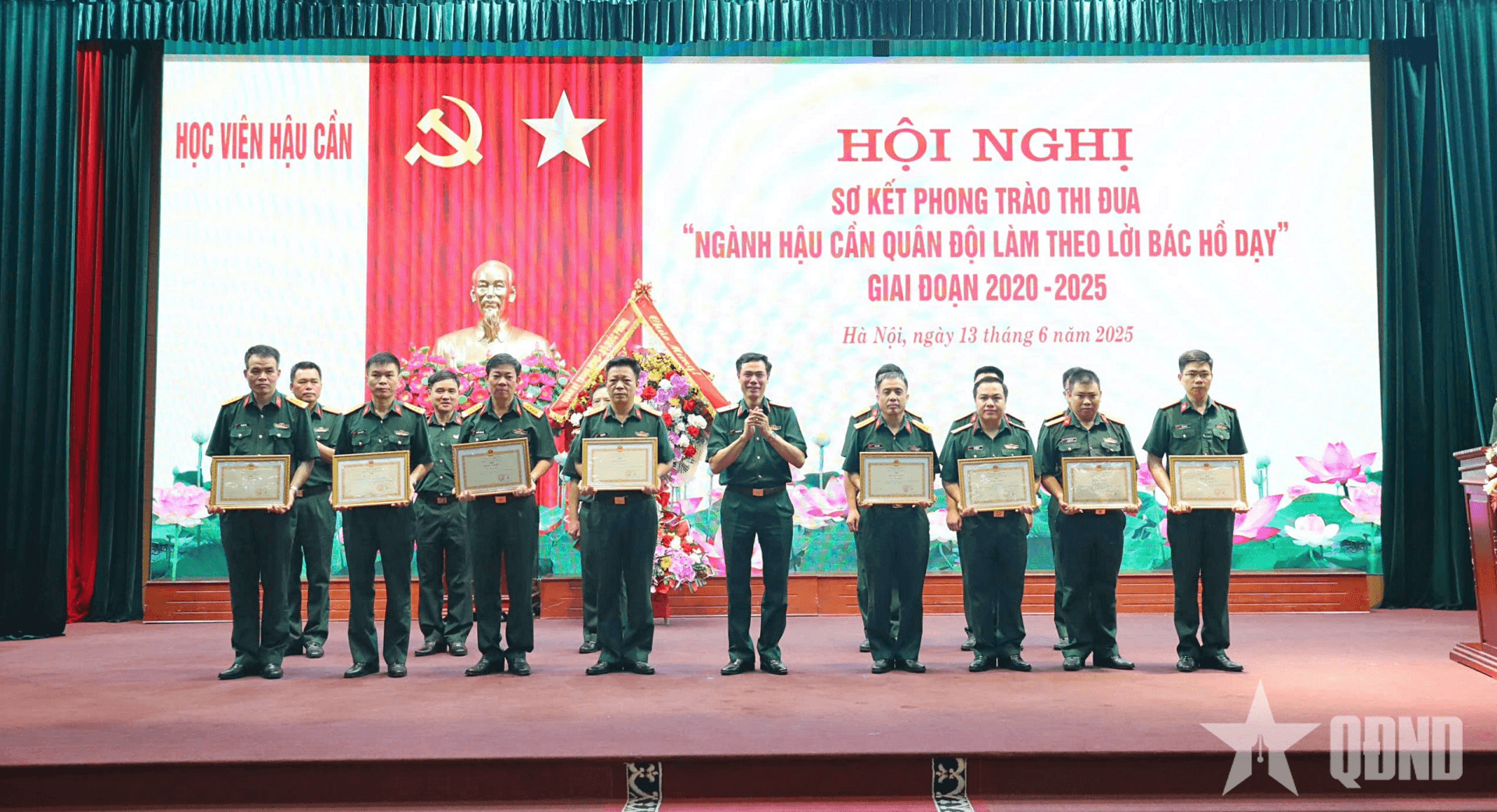 Học viện Hậu cần sơ kết Phong trào Thi đua “Ngành Hậu cần Quân đội làm theo lời Bác Hồ dạy”