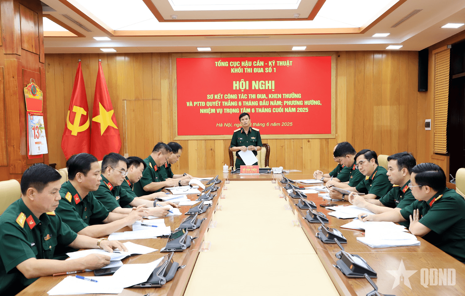 Khối thi đua số 1 của Tổng cục Hậu cần - Kỹ thuật sơ kết công tác thi đua, khen thưởng