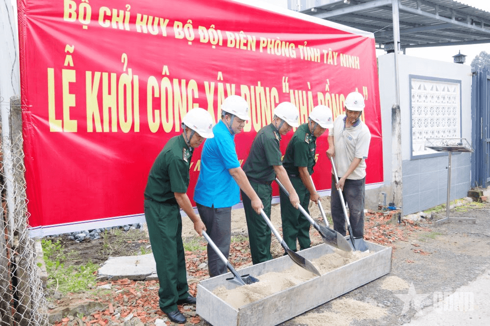 Bộ đội Biên phòng tỉnh Tây Ninh khởi công xây dựng Nhà đồng đội năm 2025