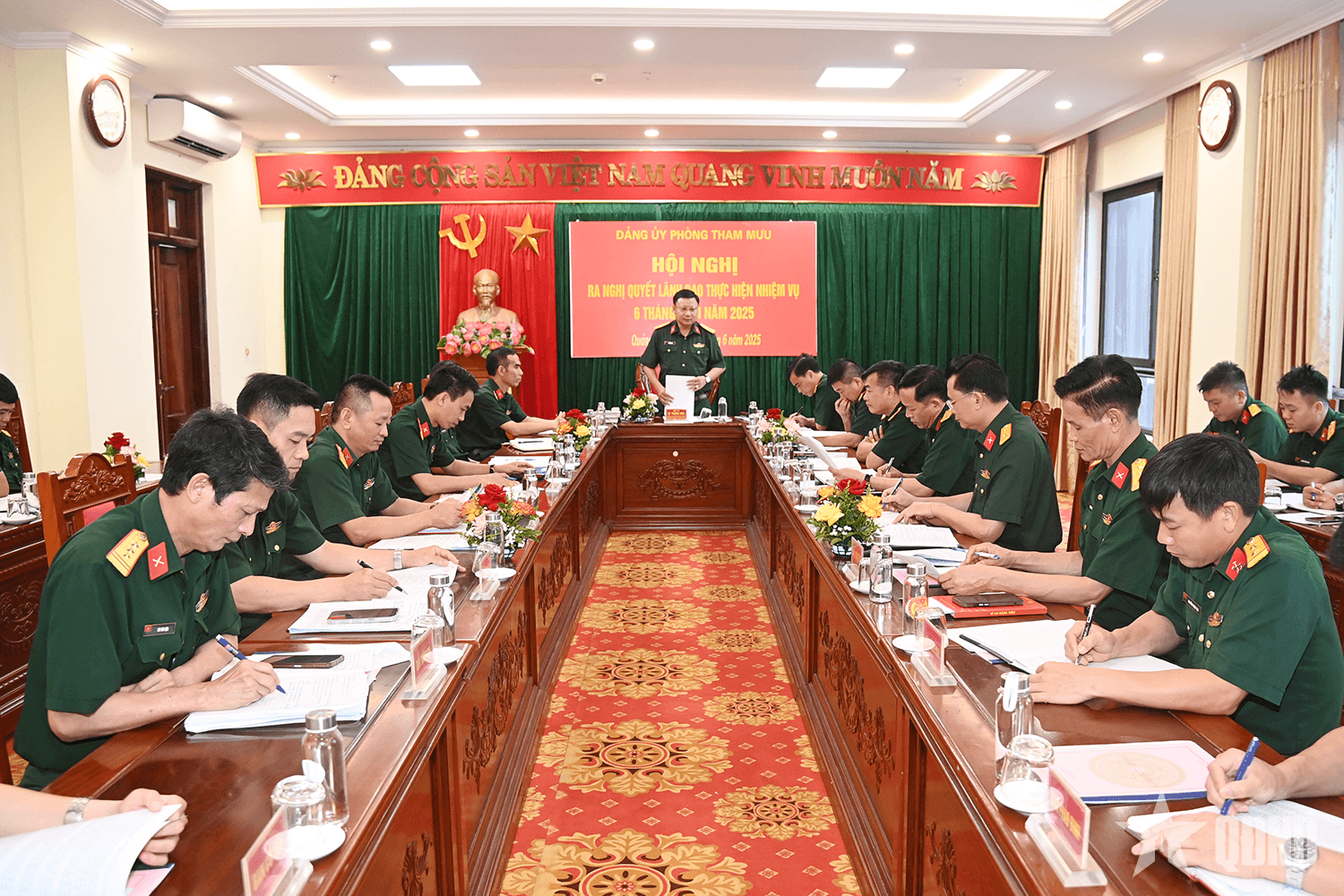 Đảng ủy Phòng Tham mưu (Đảng bộ Quân sự tỉnh Quảng Ninh): Ra nghị quyết lãnh đạo thực hiện nhiệm vụ 6 tháng cuối năm 2025