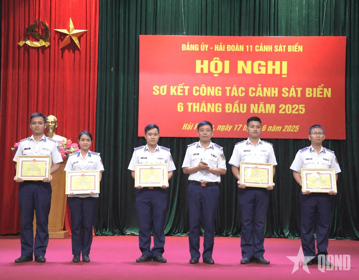 Hải đoàn 11 sơ kết công tác Cảnh sát biển 6 tháng đầu năm 2025