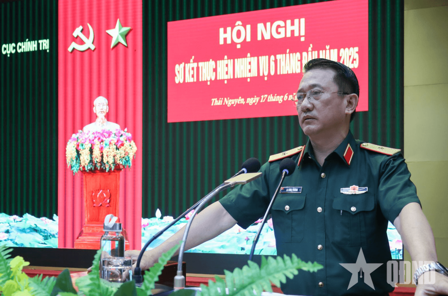 Cục Chính trị Quân khu 1 sơ kết thực hiện nhiệm vụ 6 tháng đầu năm 2025