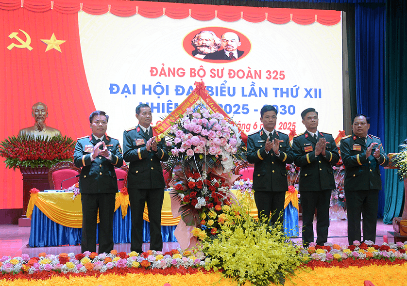 Đảng bộ Sư đoàn 325, Quân đoàn 12 tổ chức Đại hội Đại biểu nhiệm kỳ 2025-2030