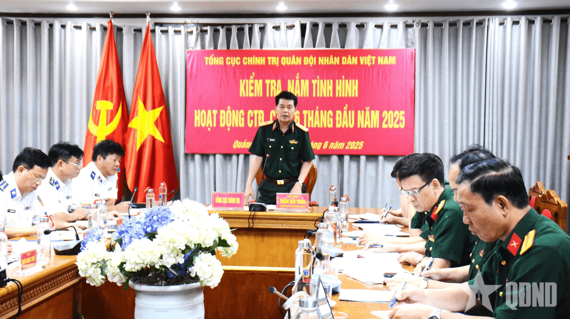 Tổng cục Chính trị kiểm tra hoạt động công tác Đảng, công tác chính trị tại Bộ tư lệnh Vùng Cảnh sát biển 2