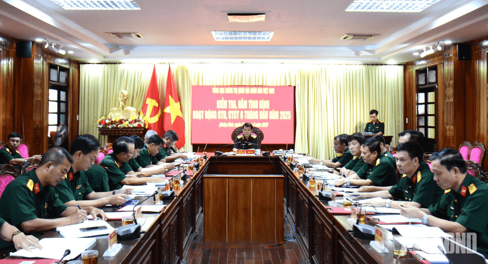Tổng cục Chính trị kiểm tra hoạt động công tác Đảng, công tác chính trị tại Bộ CHQS tỉnh Quảng Nam