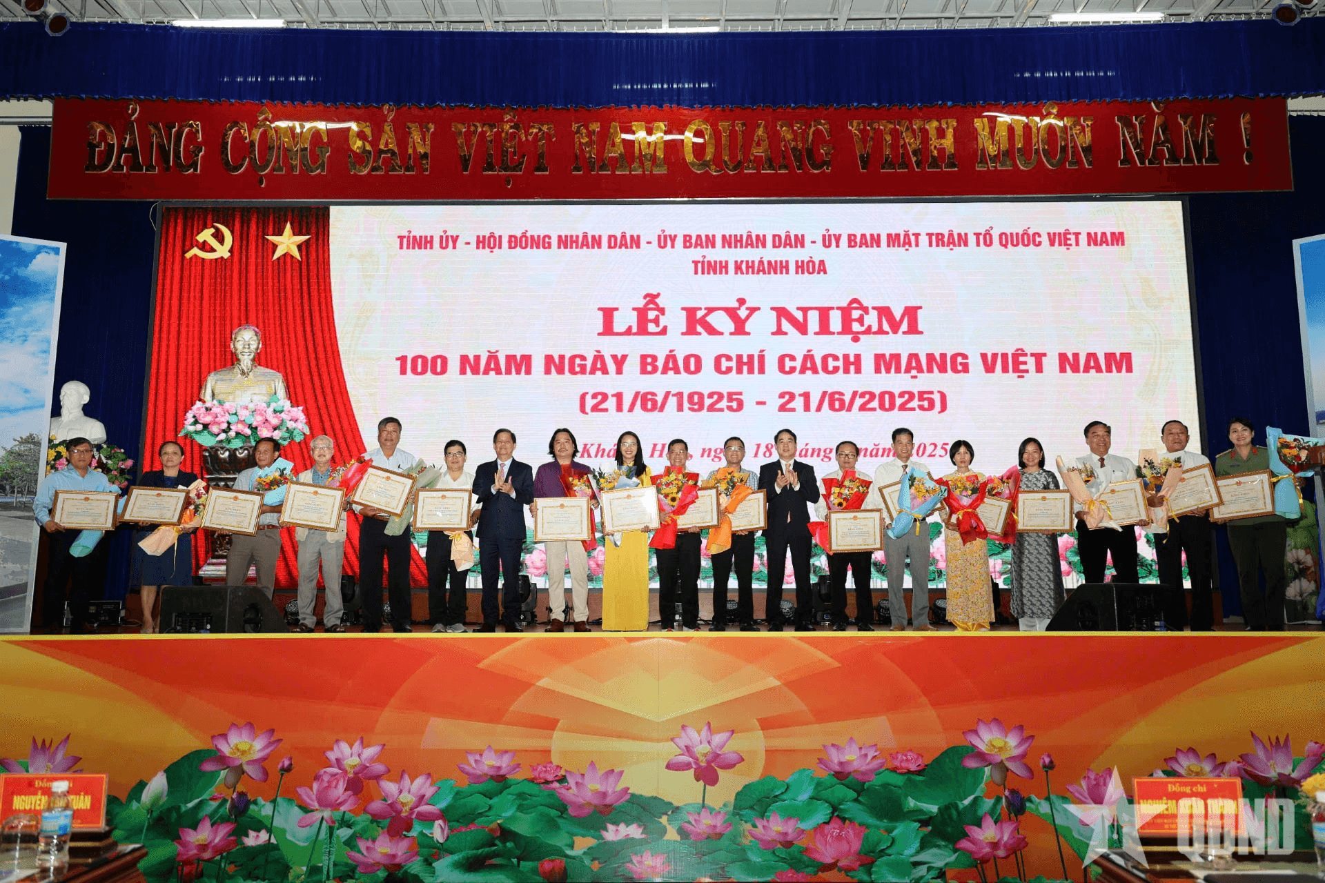 Khánh Hòa tổ chức Lễ kỷ niệm 100 năm Ngày Báo chí cách mạng Việt Nam