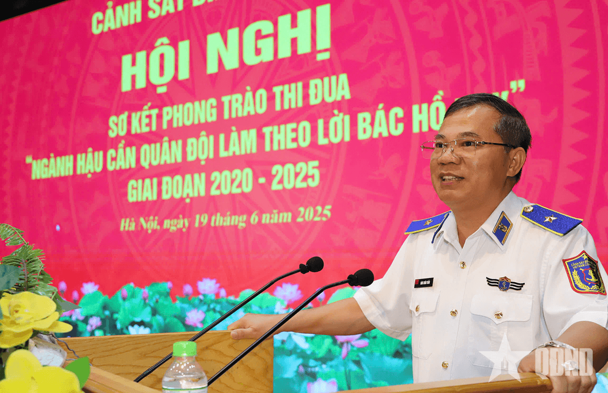 Bộ tư lệnh Cảnh sát biển Việt Nam sơ kết phong trào thi đua “Ngành Hậu cần Quân đội làm theo lời Bác Hồ dạy” giai đoạn 2020-2025