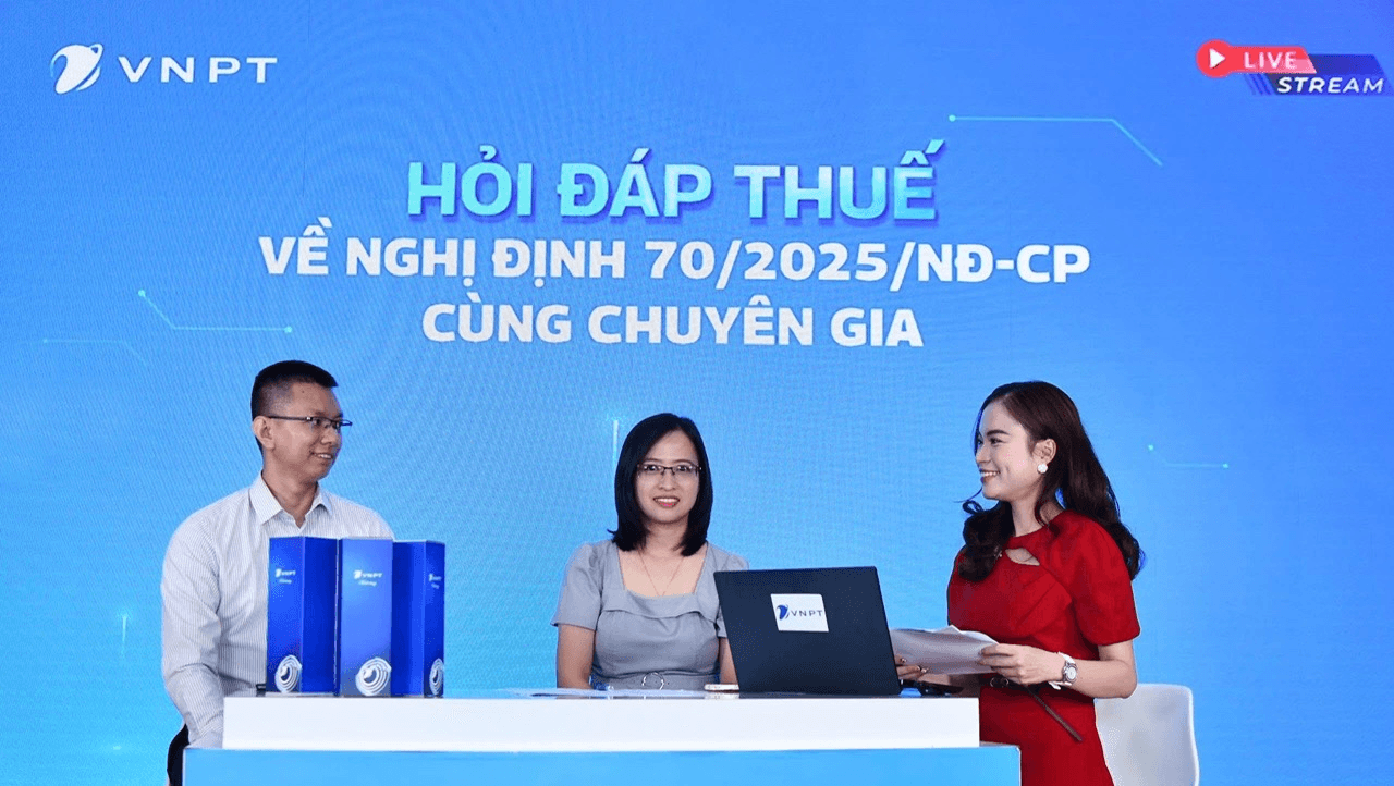 VNPT miễn phí phần mềm hóa đơn điện tử cho hộ kinh doanh trong năm 2025 – Đồng hành cùng Nghị định 70