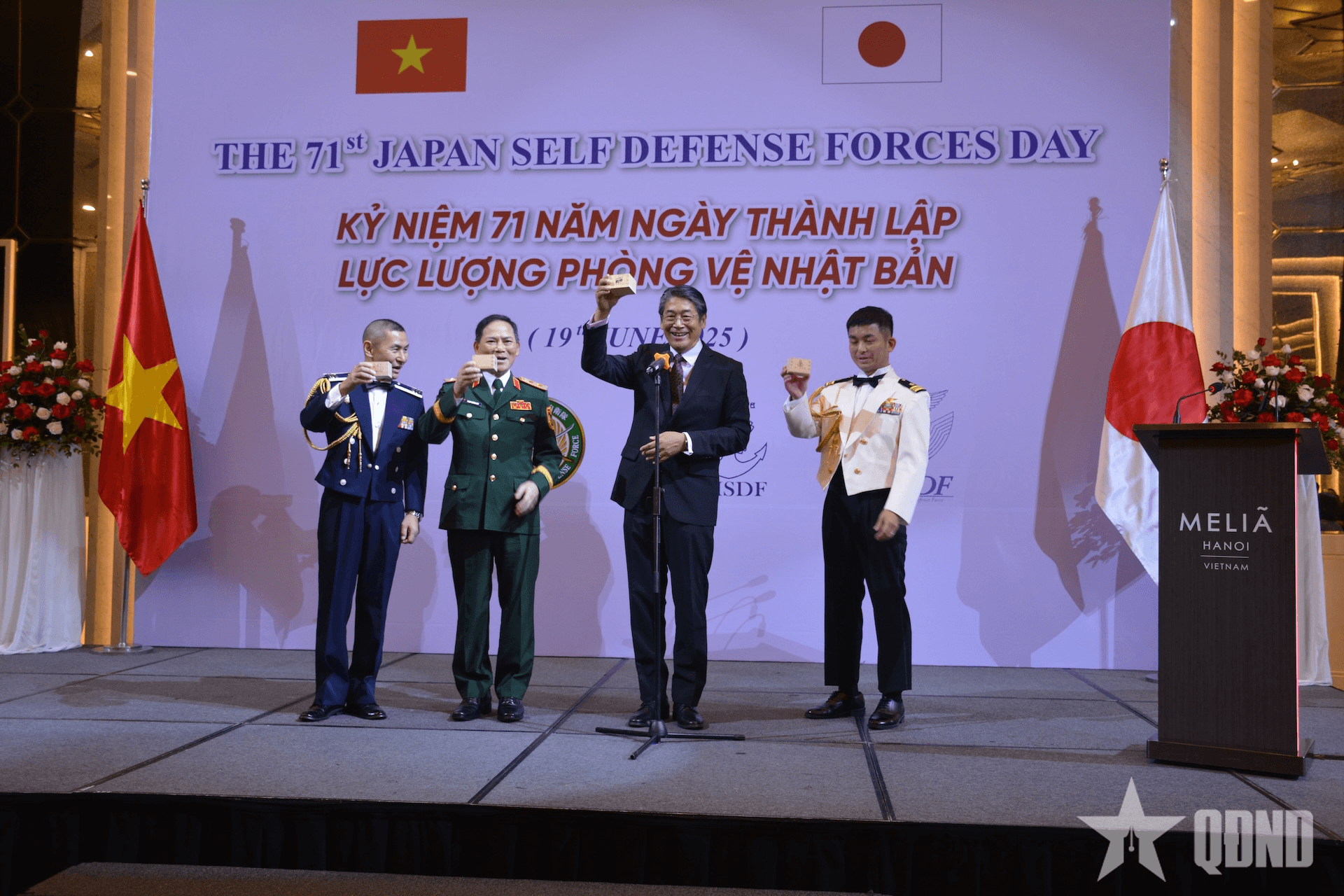 Chiêu đãi kỷ niệm 71 năm thành lập Lực lượng Phòng vệ Nhật Bản