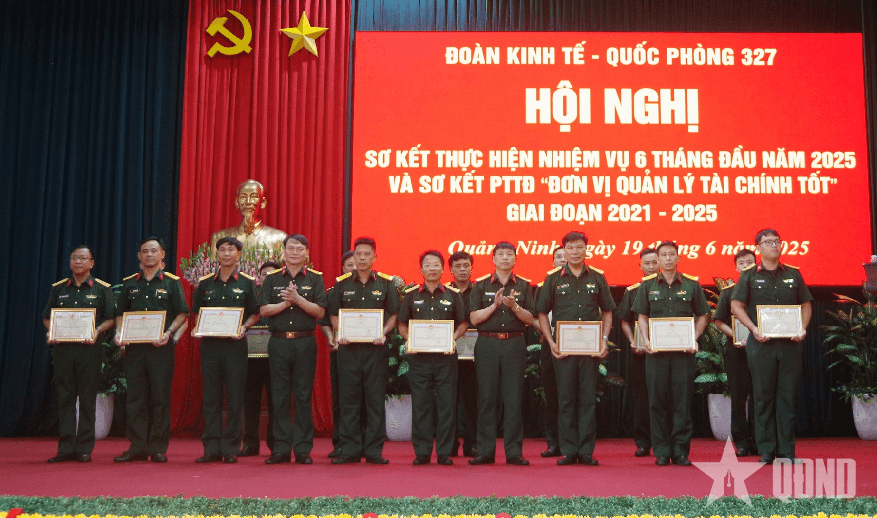 Đoàn Kinh tế-Quốc phòng 327 hoàn thành toàn diện các mặt công tác 6 tháng đầu năm