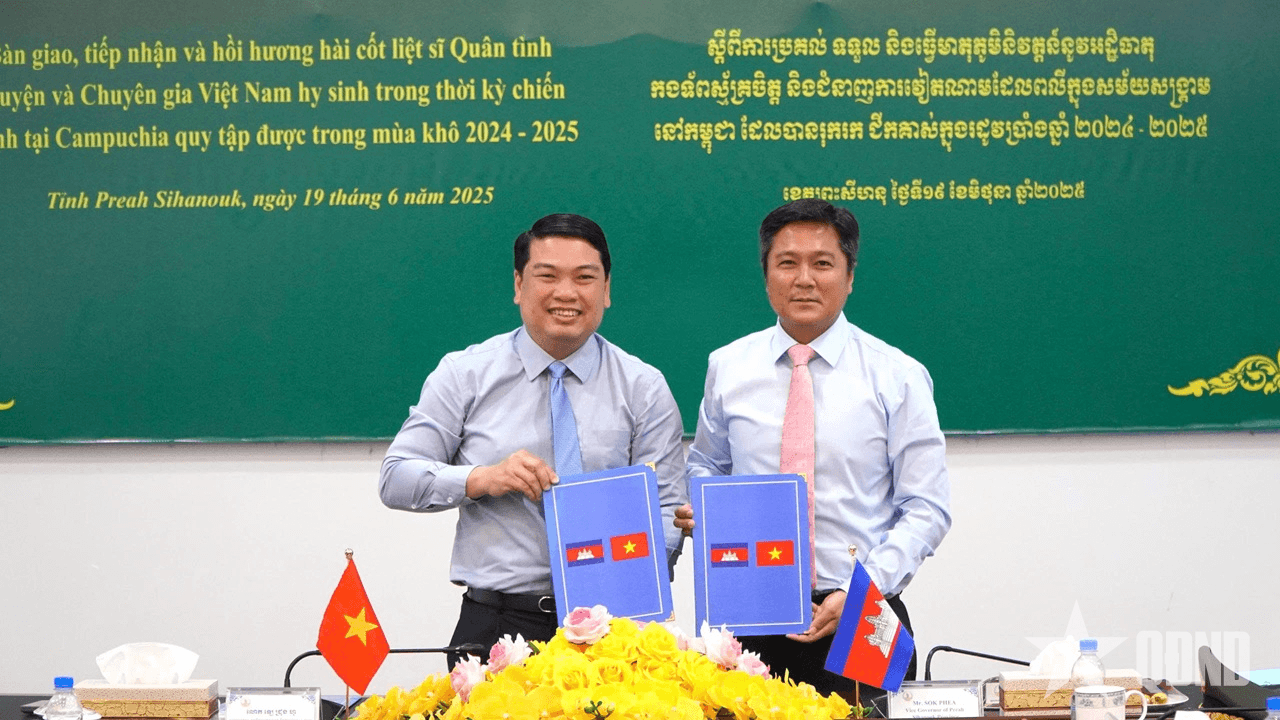 Kiên Giang: Quy tập 205 hài cốt liệt sĩ tại Campuchia