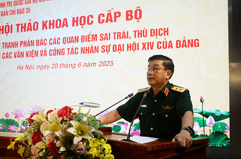 Đấu tranh phản bác các quan điểm sai trái, thù địch về dự thảo văn kiện và công tác nhân sự Đại hội XIV của Đảng