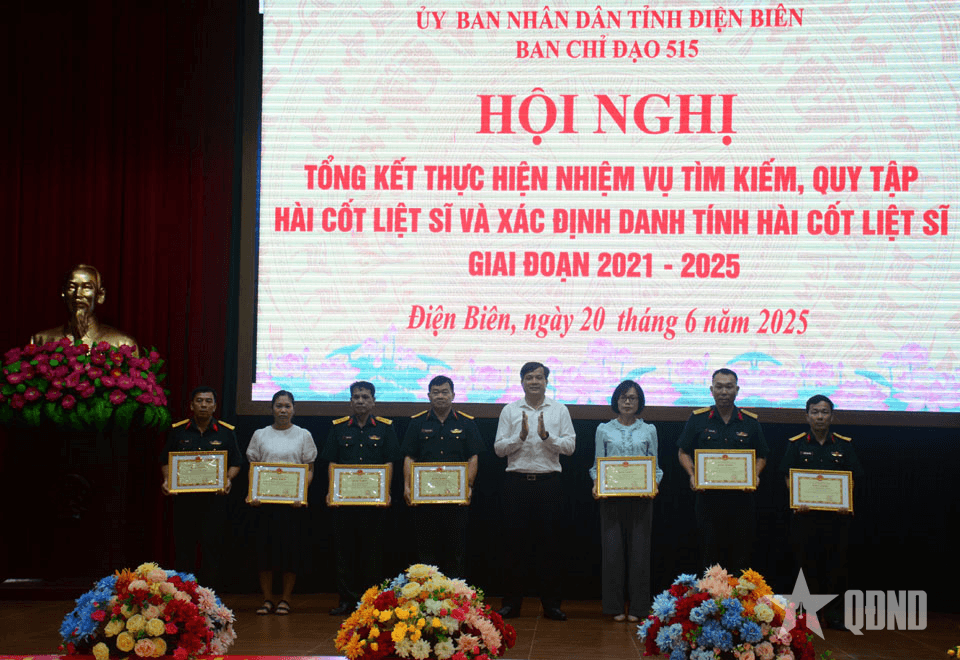 Điện Biên: Tổng kết thực hiện nhiệm vụ tìm kiếm, quy tập hài cốt liệt sĩ giai đoạn 2021-2025