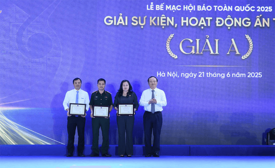 Bế mạc Hội Báo toàn quốc năm 2025: Khối Báo chí Quân đội được giải A (Giải sự kiện, hoạt động ấn tượng)