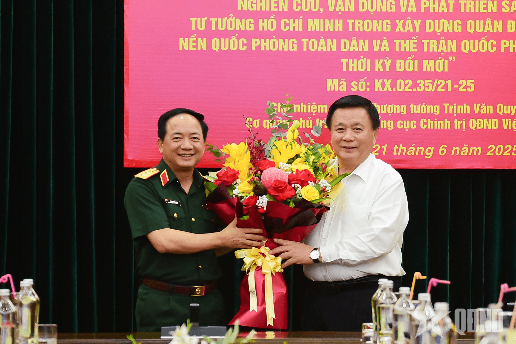 Nghiệm thu cấp Nhà nước đề tài về vận dụng tư tưởng Hồ Chí Minh trong xây dựng Quân đội nhân dân và nền quốc phòng toàn dân thời kỳ đổi mới