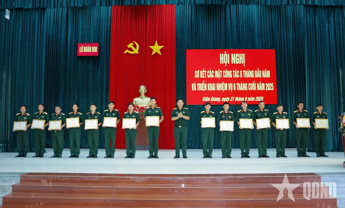 Lữ đoàn 950 (Quân khu 9): Hoàn thành tốt nhiệm vụ 6 tháng đầu năm 2025