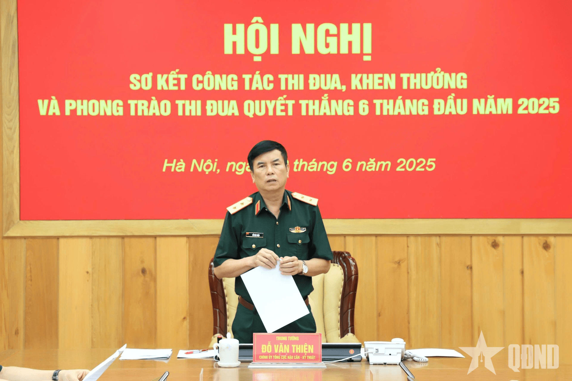 Tổng cục Hậu cần-Kỹ thuật sơ kết Phong trào Thi đua Quyết thắng